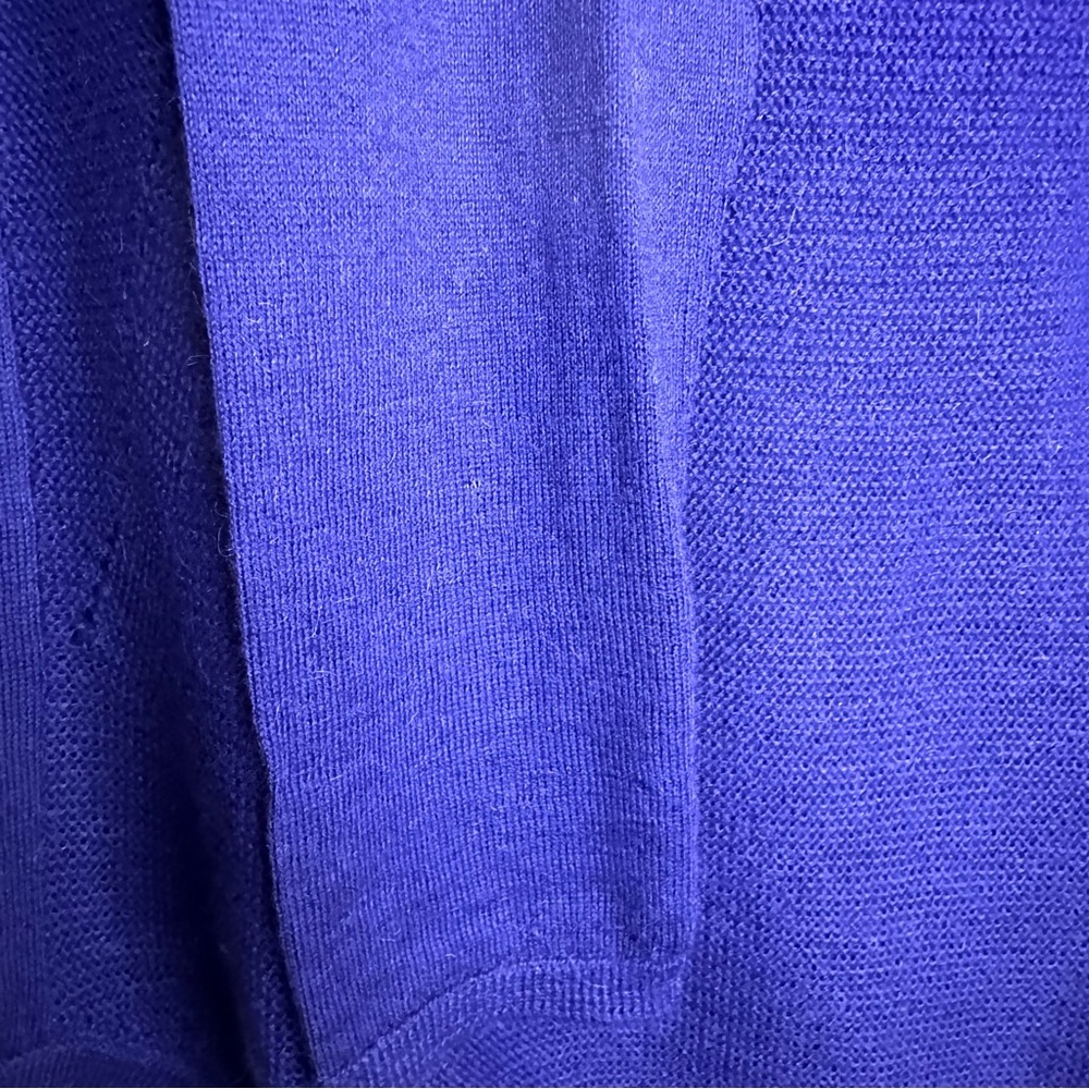 Eileen Fischer 100% Alpaca Royal Blue Sweater Size S - Picture 6 of 8